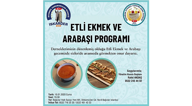 İstanbul�da Karamanlılar Kaynaşma Gecesi Düzenlenecek KültürSanat İstanbul�da Karamanlılar Kaynaşma Gecesi Düzenlenecek KültürSanat