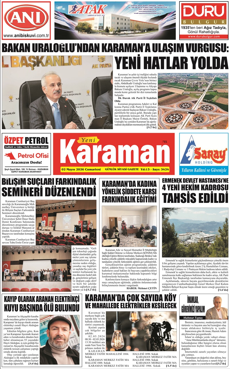 02 Mayıs 2026