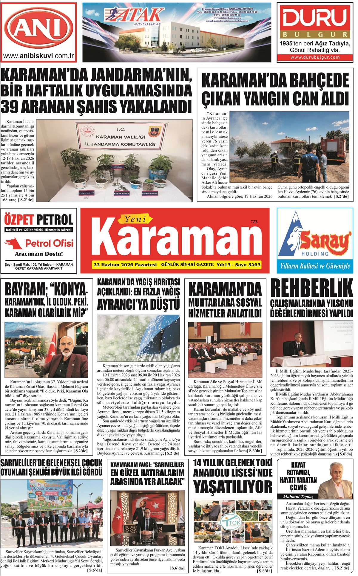 22 Haziran 2026