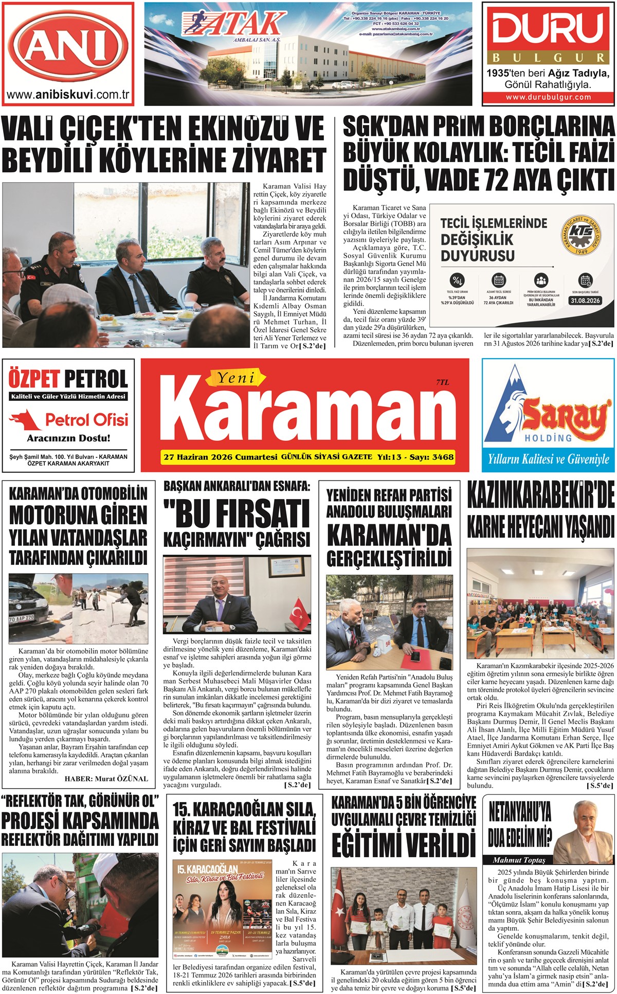 27 Haziran 2026