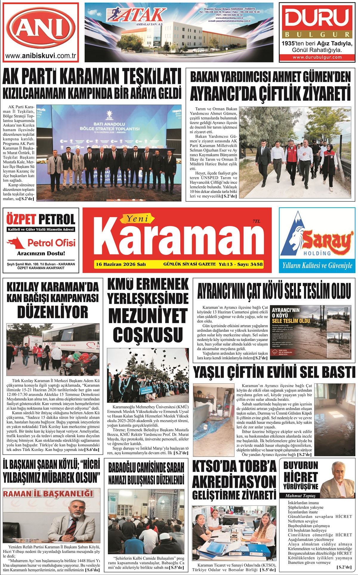 16 Haziran 2026