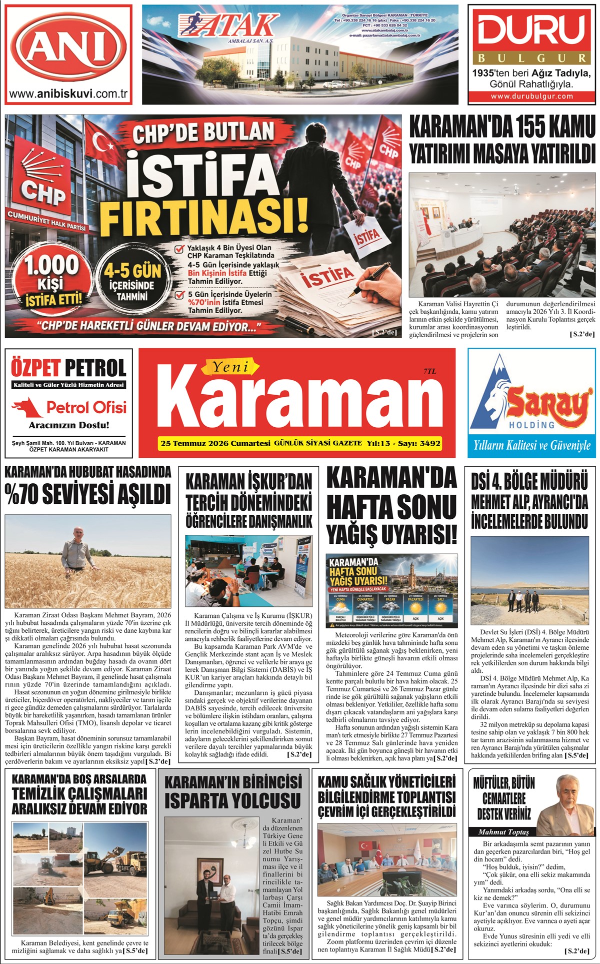 25 Temmuz 2026
