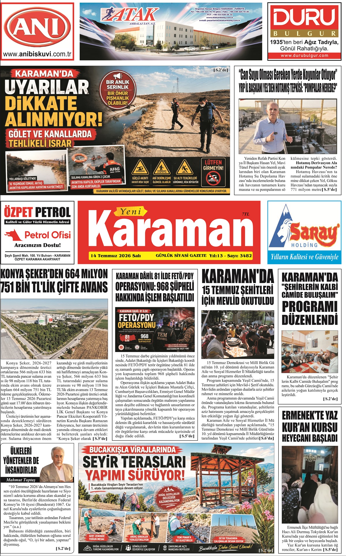 14 Temmuz 2026