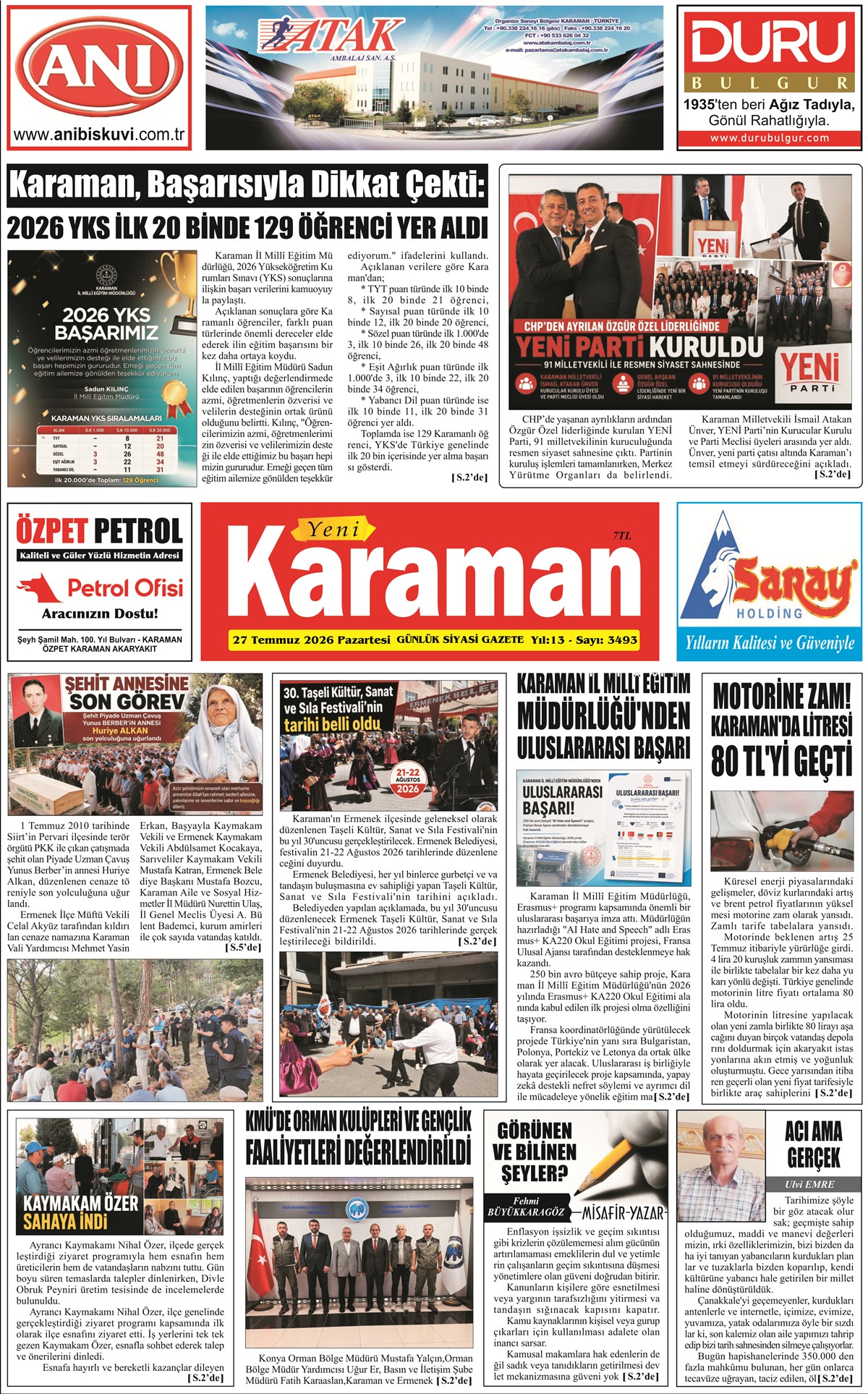 27 Temmuz 2026