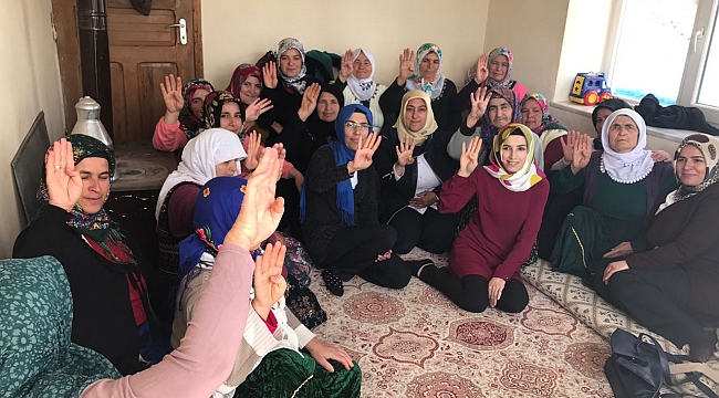 AK KADINLARDAN SARIVELİLER'E ÇIKARMA
