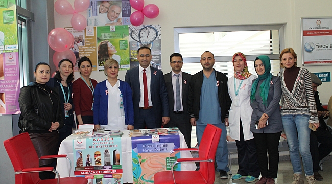 DEVLET HASTANESİNDE “BİLGİLENDİRME STANDI” AÇILDI
