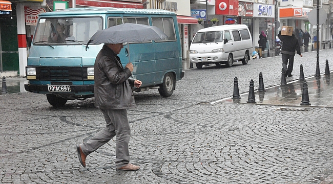 KARAMAN'DA YAĞMURLU HAVA DEVAM EDECEK