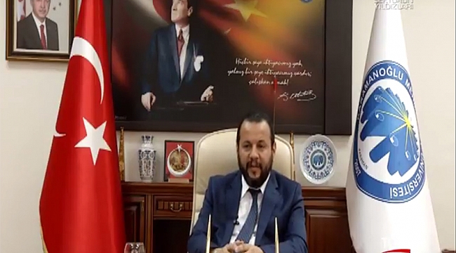 REKTÖR AKGÜL, TGRT EU KANALINA KONUK OLDU