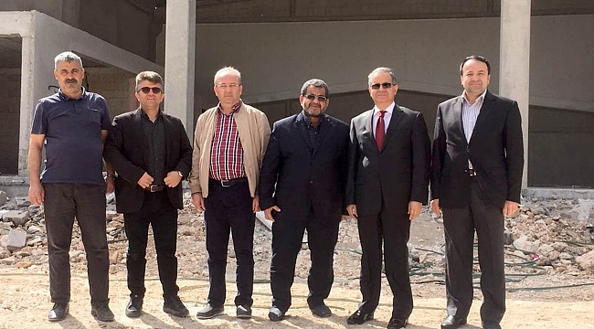 VALİ TAPSIZ ORTA ANADOLU KÜÇÜK SANAYİ SİTESİNDE İNCELEMELERDE BULUNDU