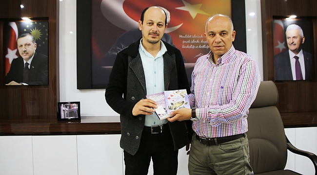 YAZAR MEHMET KIRIŞ’DAN BAŞKAN ÇALIŞKAN’I ZİYARET