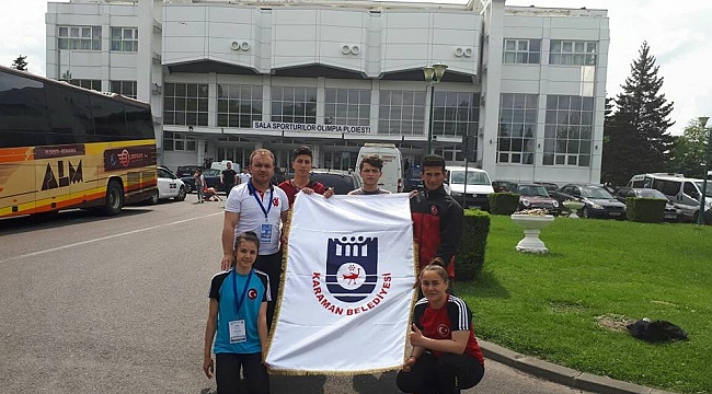 5 JUDOCU KARAMAN’I ROMANYA’DA TEMSİL ETTİ