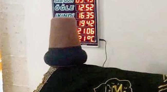 AKTEKKE CAMİSİ İÇERİSİNDEKİ IŞIKLI TABELA KALDIRILDI