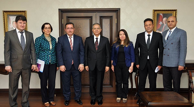 BİLİM, SANAYİ VE TEKNOLOJİ İL MÜDÜRLÜĞÜ HEYETİNDEN VALİ TAPSIZ’A ZİYARET