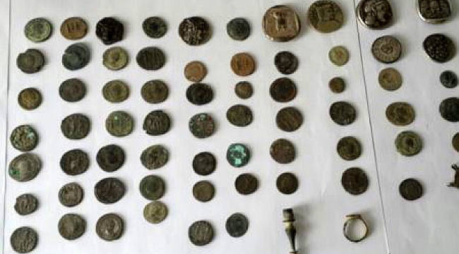 JANDARMA’NIN OPERASYONU İLE 72 ADET TARİHİ ESER ELE GEÇİRİLDİ
