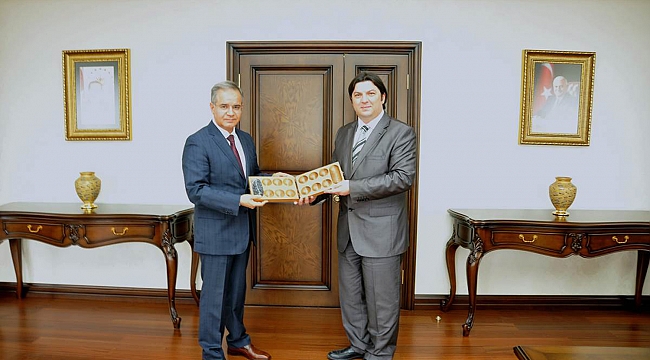 YUNUS EMRE ENSTİTÜSÜ HEYETİNDEN VALİ TAPSIZ’A ZİYARET