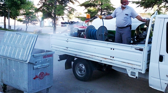 BELEDİYE'DEN HAŞERE İLE MÜCADELE