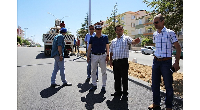 ALPARSLAN TÜRKEŞ BULVARI'NDA SON DÜZENLEMELER YAPILIYOR
