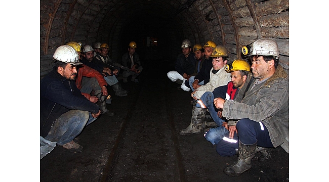 ERMENEK'TE MADEN İŞÇİLERİNİN İŞ BIRAKMA EYLEMİ KAYMAKAM’IN GİRİŞİMİ İLE SONA ERDİ