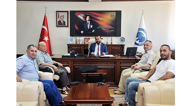 KARAMANLI GAZETECİ ARAŞTIRMACI-YAZAR MUSTAFA ERTAŞ'TAN REKTÖR AKGÜL’E ZİYARET