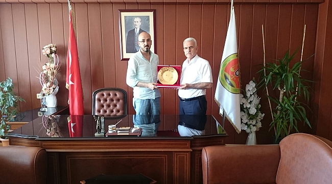 KUNTOĞLU BARO BAŞKANI YILMAZ’I ZİYARET ETTİ