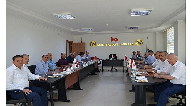 ODA VE BORSA BAŞKANLARI BULUŞTU