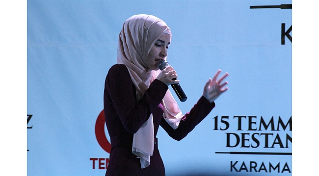 OKUDUĞU ŞİİR İLE HERKESİ DUYGULANDIRDI