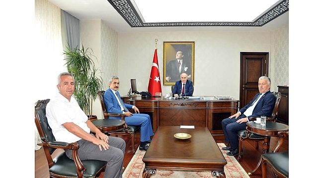 VALİ MERAL’E ZİYARETLER SÜRÜYOR
