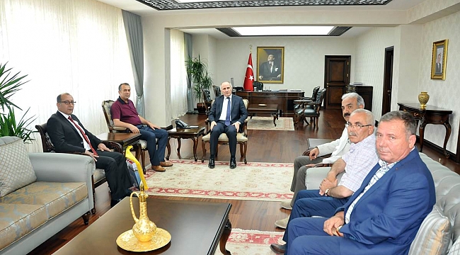 VALİ MERAL KONUKLARINI KABUL ETMEYE DEVAM EDİYOR