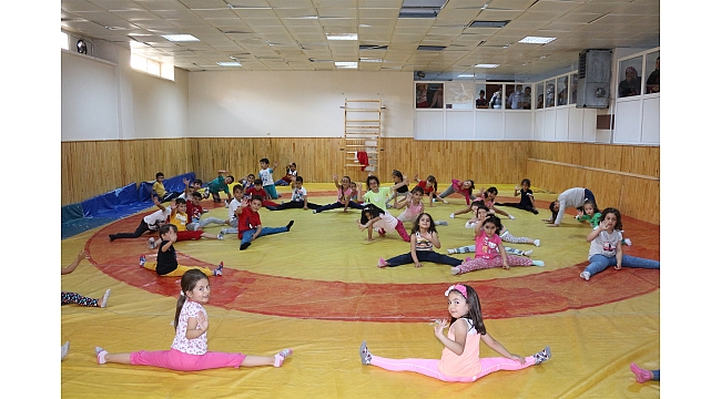 JİMNASTİK’DE 290 ÖĞRENCİ EĞİTİM ALIYOR