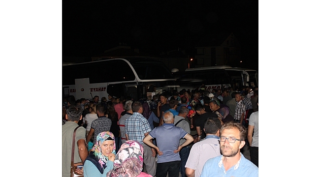 KARAMANLI HACI ADAYLARI KUTSAL TOPRAKLARA UĞURLANDI