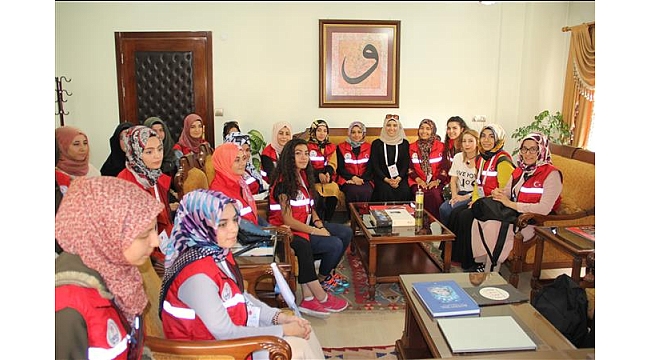DAMLA PROJESİ GENÇLERİ MÜFTÜLÜĞÜ ZİYARET ETTİ