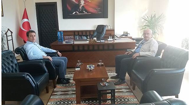 ERMENEK KAYMAKAMINA HAYIRLI OLSUN ZİYARETİ