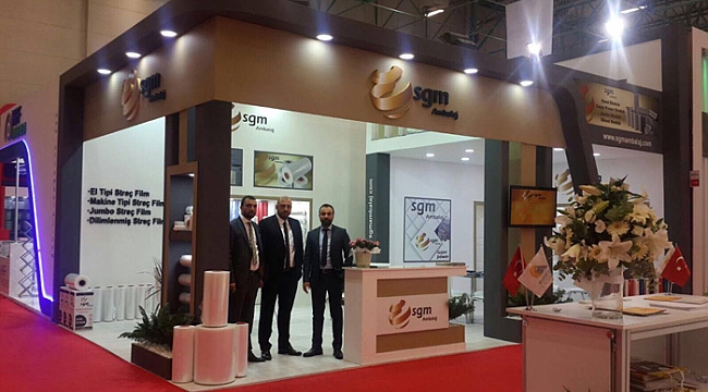 SGM AMBALAJ ÜRETTİĞİ STREÇ FİLM'LERLER İLGİ ODAĞI OLDU