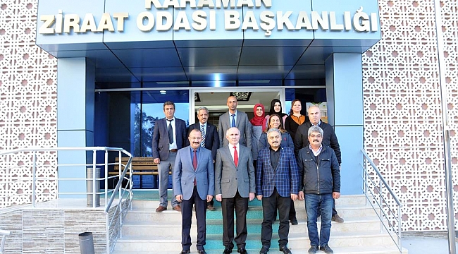 VALİ FAHRİ MERAL ZİRAAT ODASINI ZİYARET ETTİ