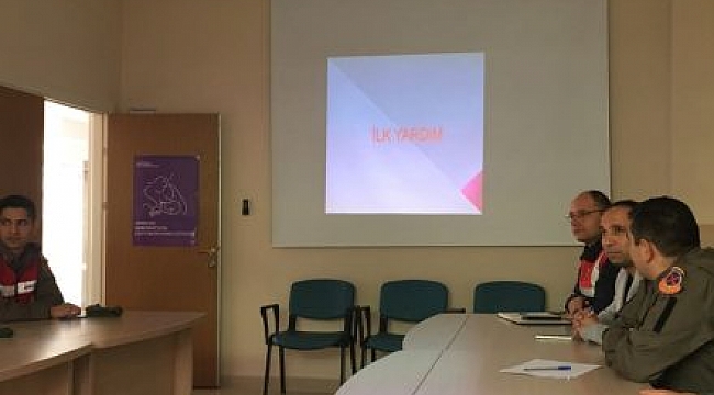 İLK YARDIM KURSU VERİLDİ