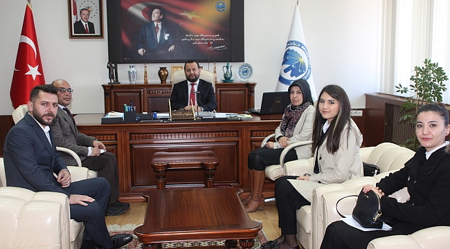 KARAMAN ÖZEL EĞİTİM MERKEZİNDEN REKTÖR AKGÜL'E ZİYARET