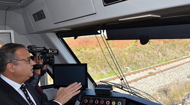 MERSİN VALİSİ, “KARAMAN MERSİN HIZLI TREN HATTINI ÖNEMSİYORUZ”