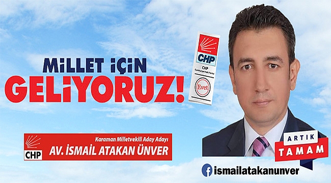 CHP’NİN SEÇİM SLOGANI ‘MİLLET İÇİN GELİYORUZ’