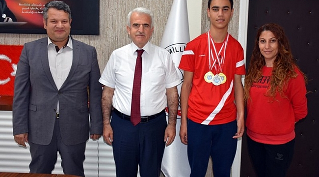 ENGEL TANIMAYAN SALİM İMREN’DEN 2 ALTIN 1 GÜMÜŞ MADALYA