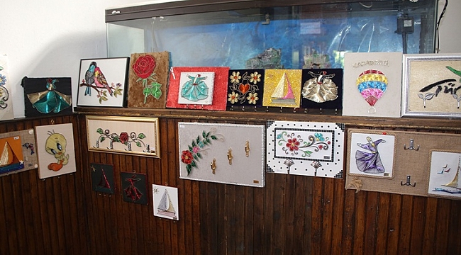 ENGELLİ DİNLENME EVİ’NDEN EL SANATLARI SERGİSİ