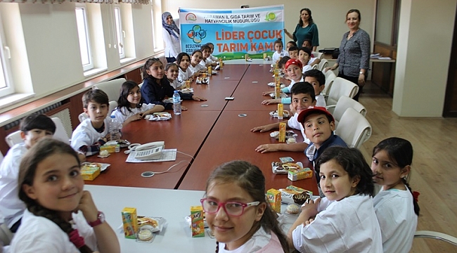 KARAMAN’DA LİDER ÇOCUK TARIM KAMPI ETKİNLİKLERİ