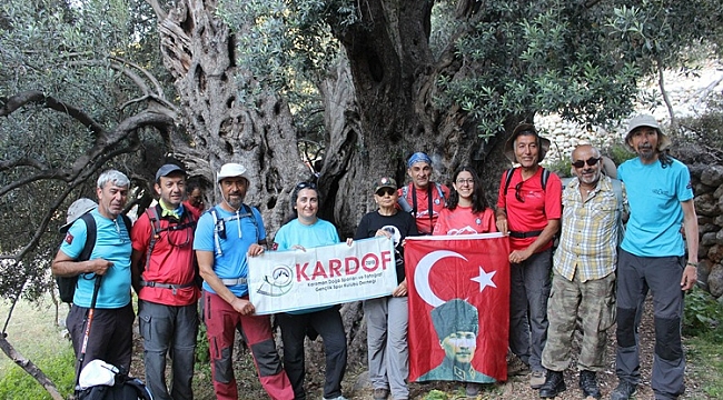 KARDOF LİKYA YOLU'NDA BOY GÖSTERDİ