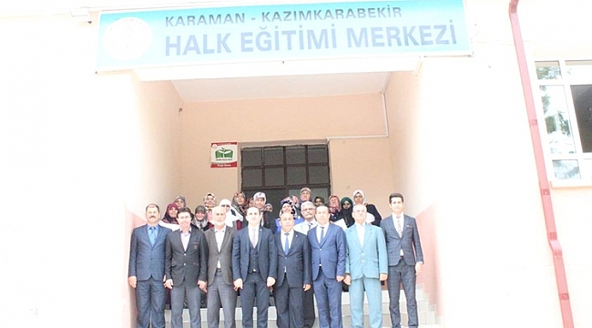 KAZIM KARABEKİR'DE OKUMA YAZMA ÖĞRENENLERE İLK SERTİFİKA VERİLDİ