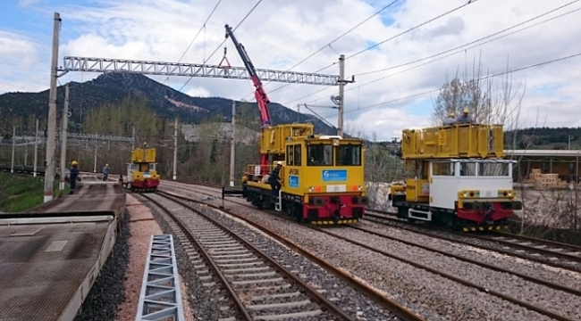 KONYA-KARAMAN TREN HATTINDA YÜKSEK GERİLİM UYARISI