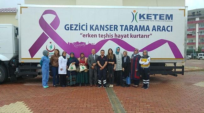 MOBİL KANSER TARAMA ARACI SARIVELİLER’DE