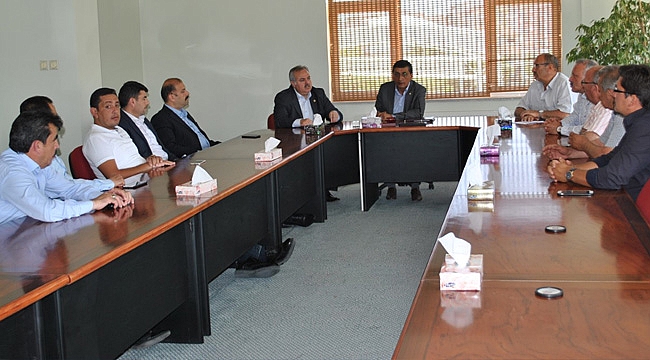 RECEP ŞEKER’DEN TİCARET BORSASINA ZİYARET