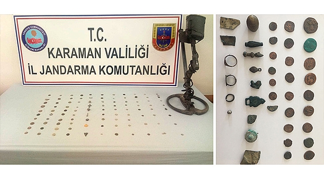 JANDARMA TARİHİ ESER KAÇAKÇILARINA GEÇİT VERMİYOR