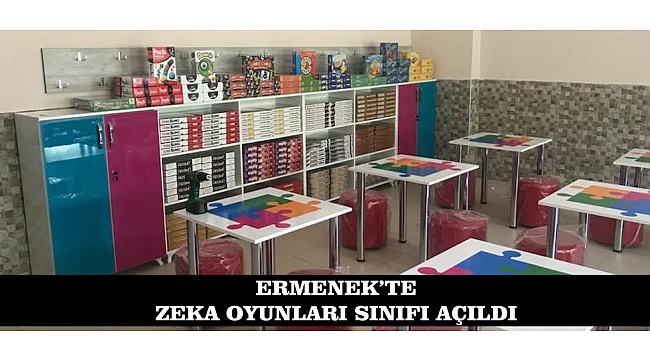 ERMENEK’TE ZEKA OYUNLARI SINIFI AÇILDI