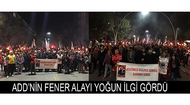 ADD’NİN FENER ALAYI YOĞUN İLGİ GÖRDÜ