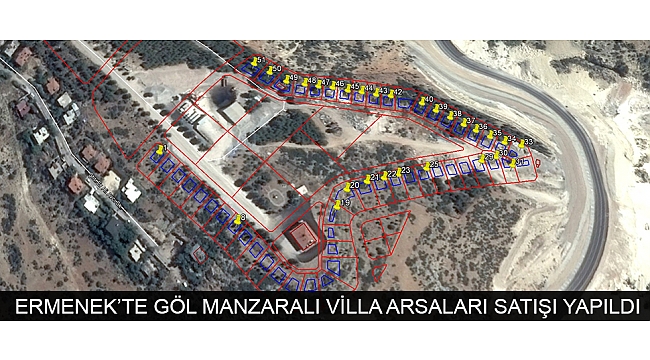 ERMENEK’TE GÖL MANZARALI VİLLA ARSALARI SATIŞI YAPILDI